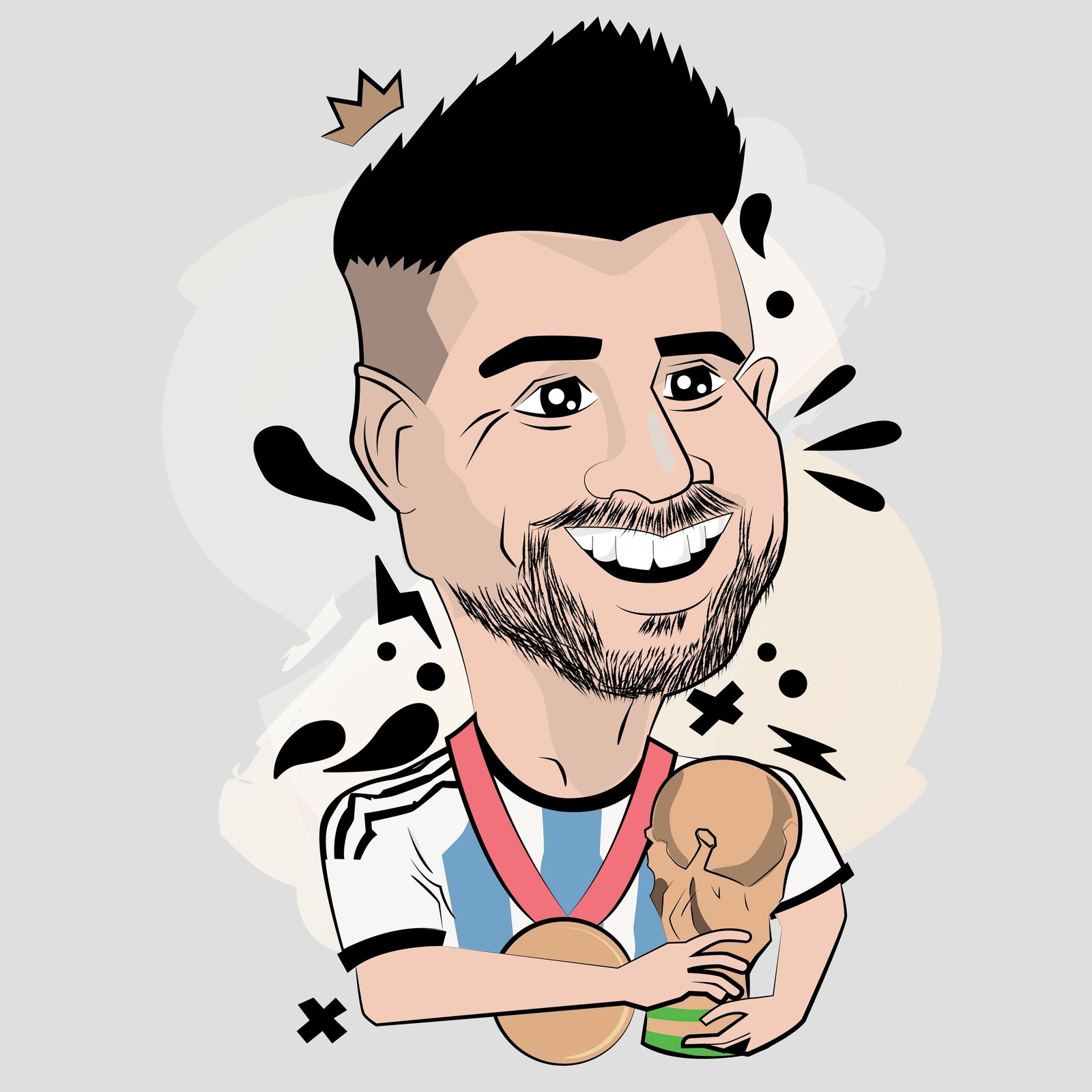 صورة تعبيرية لفوز ميسي في كأس العالم 