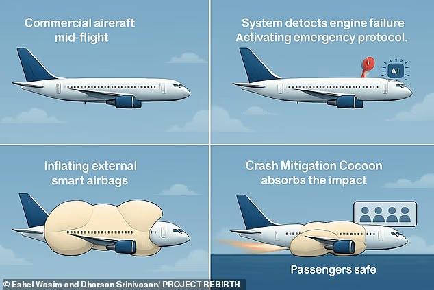 نظام Rebirth: ابتكار طائرة مقاومة للحوادث  تعتمد على الذكاء الاصطناعي