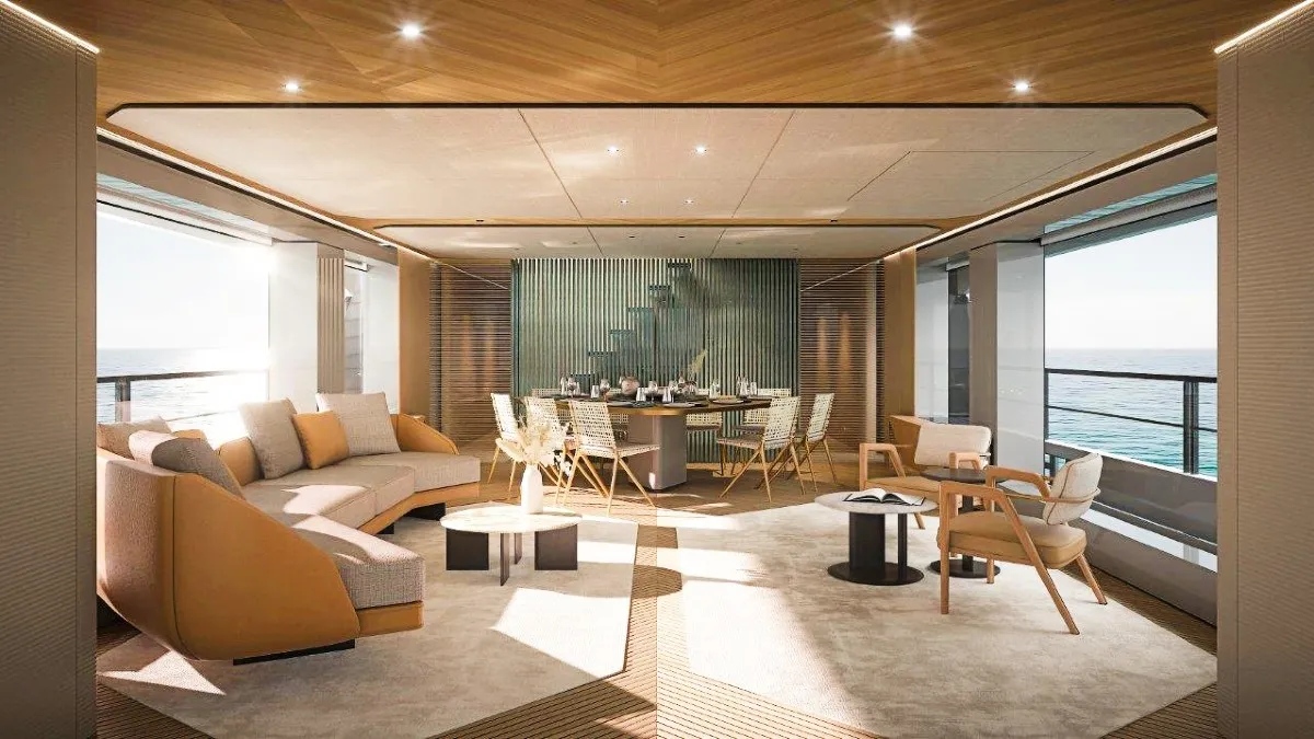 Azimut تكشف عن يخت Grande 30M الفاخر مع حوض سباحة لا نهائي