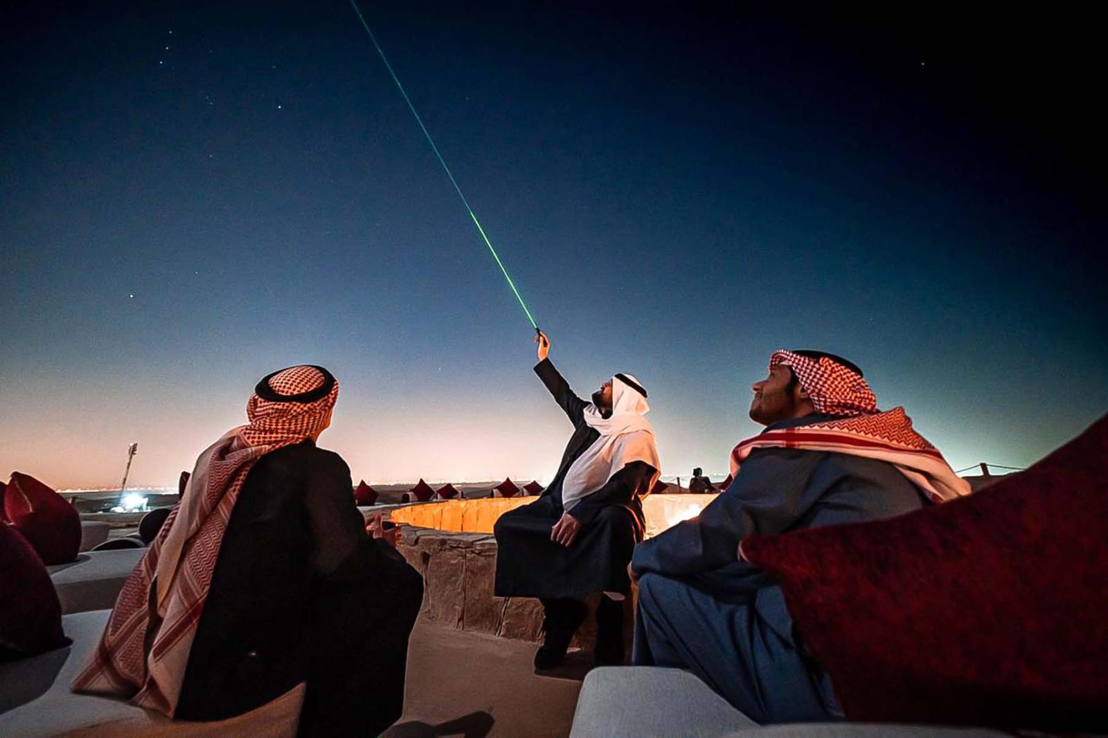 تحت نجوم الدرعية، لحظة تأمل وصفاء