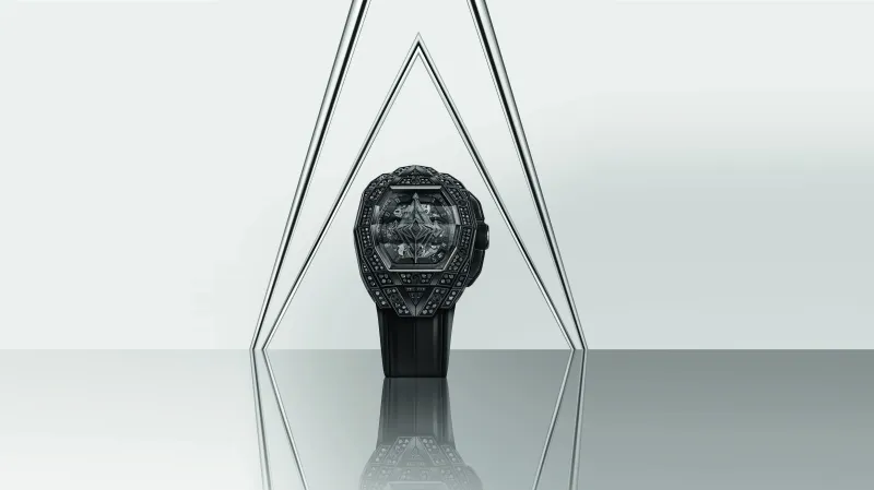 Sang Bleu All Black Pavé من Hublot