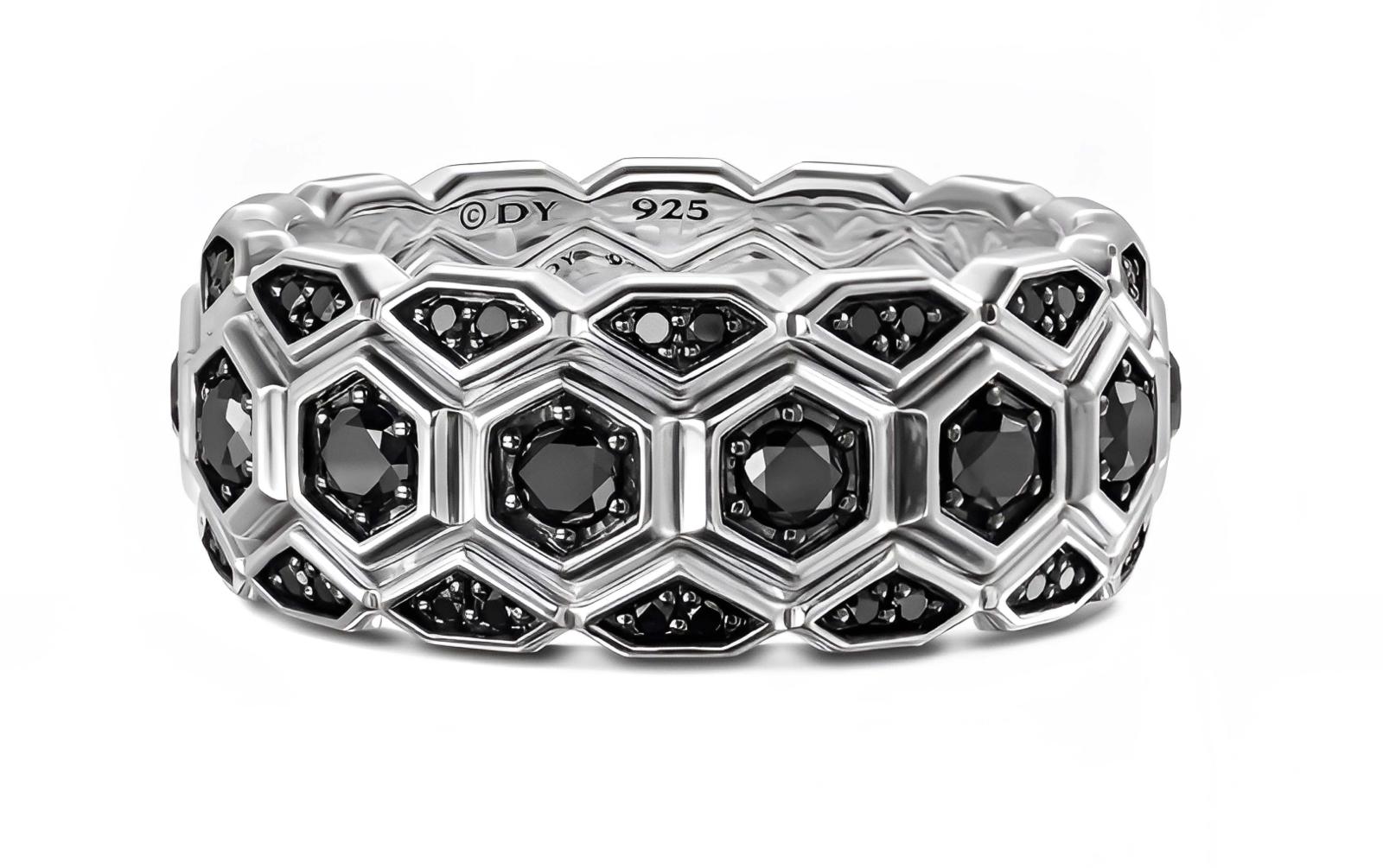 خاتم Hex Stack Ring من David Yurman