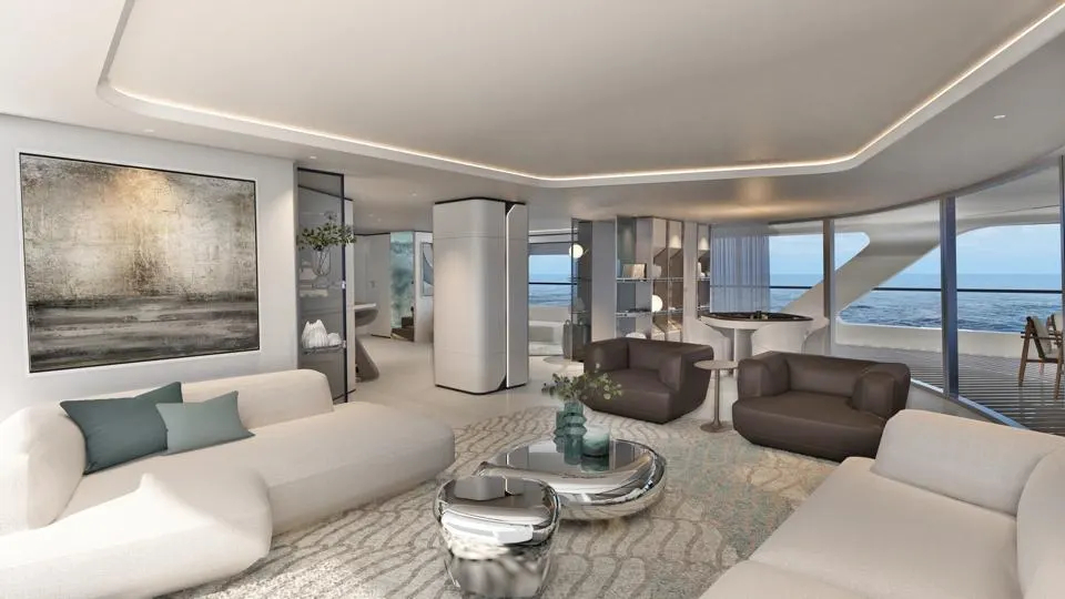 يخت AERA الفخم: رويال هويزمان تكشف عن يخت مستدام بتكنولوجيا الجناح الثابت