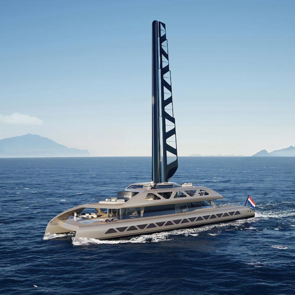 يخت AERA الفخم: رويال هويزمان تكشف عن يخت مستدام بتكنولوجيا الجناح الثابت