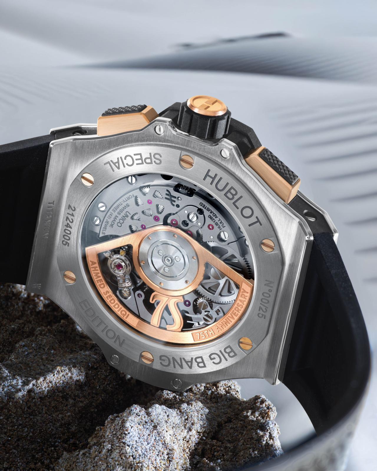 Hublot Big Bang Ahmed Seddiqi 75th Anniversary Titanium Grey