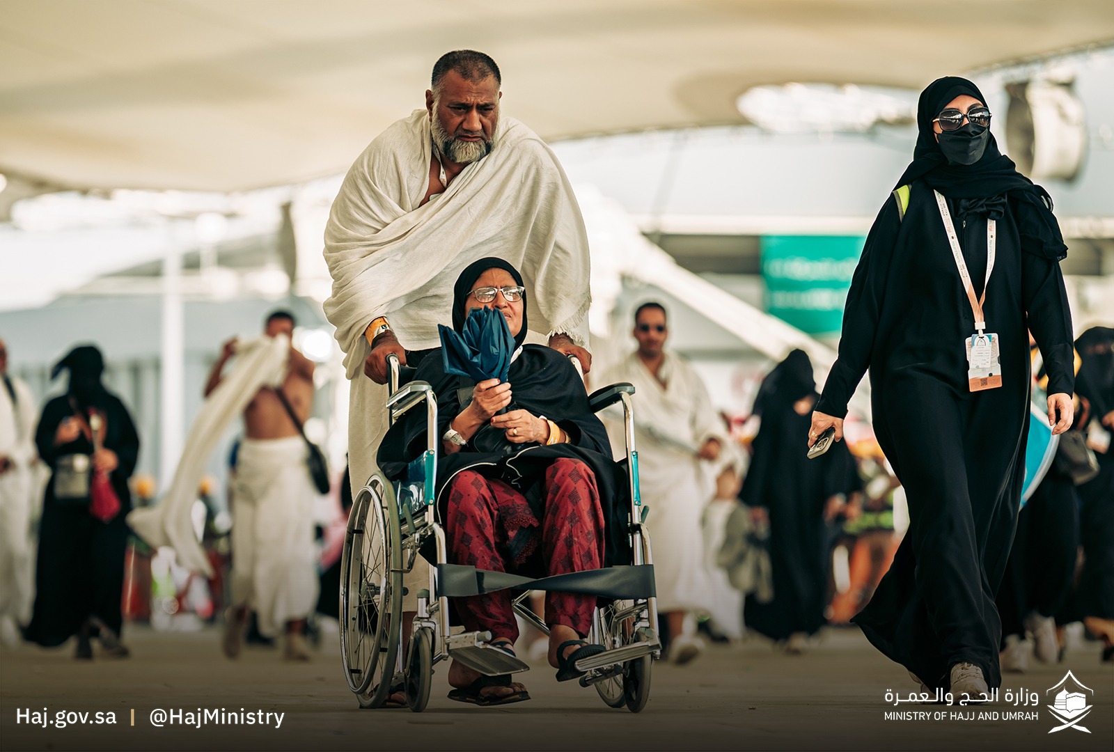 طواف الوداع يُختتم به نسك الحجاج وسط منظومة متكاملة في الحرم