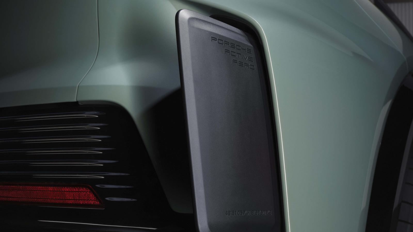 تتمتع كايين بمساعدات أيروديناميكية نشطة في الأمام والخلف