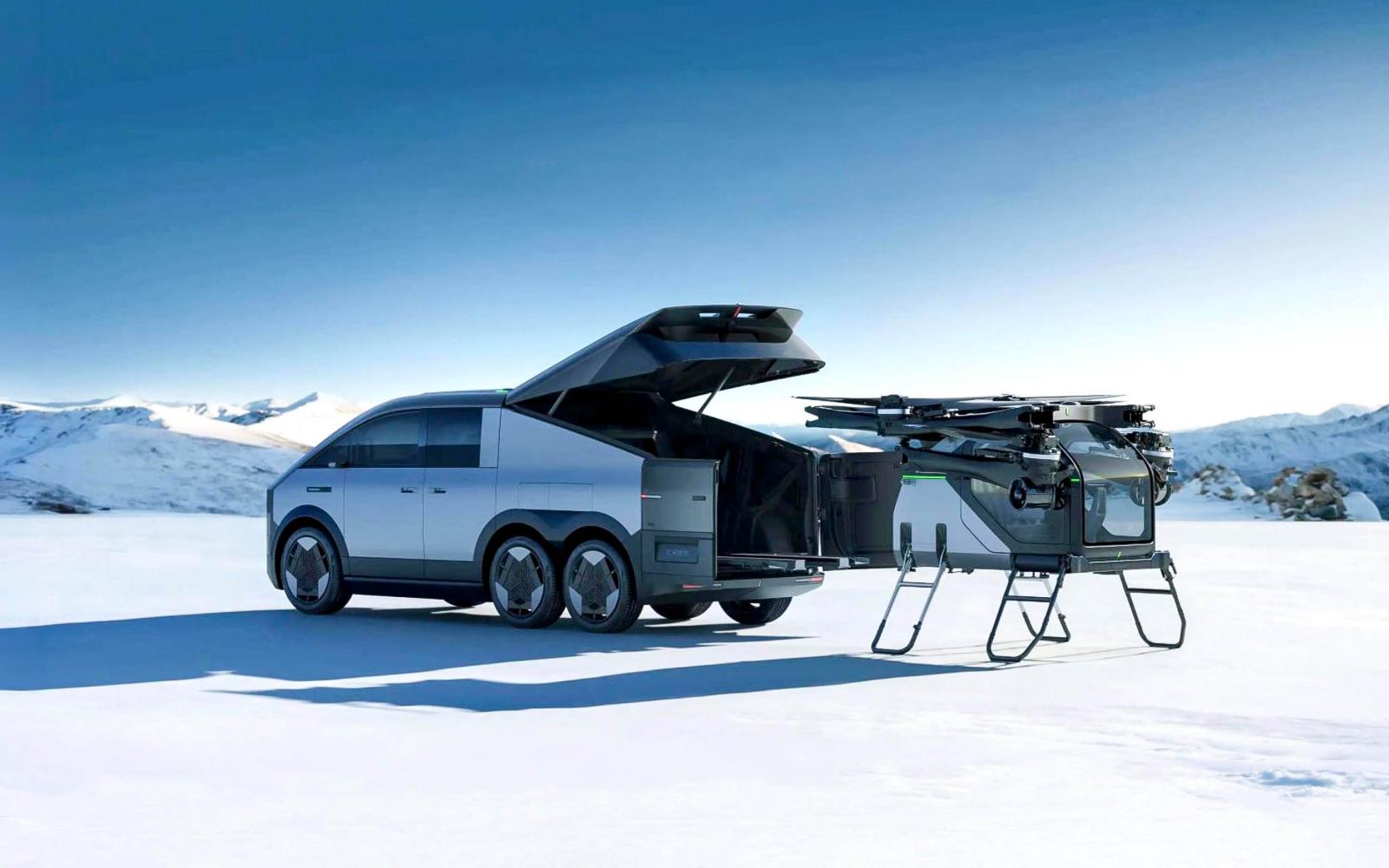 تصميم ذكي يجمع بين سيارة وطائرة في مركبة واحدة 