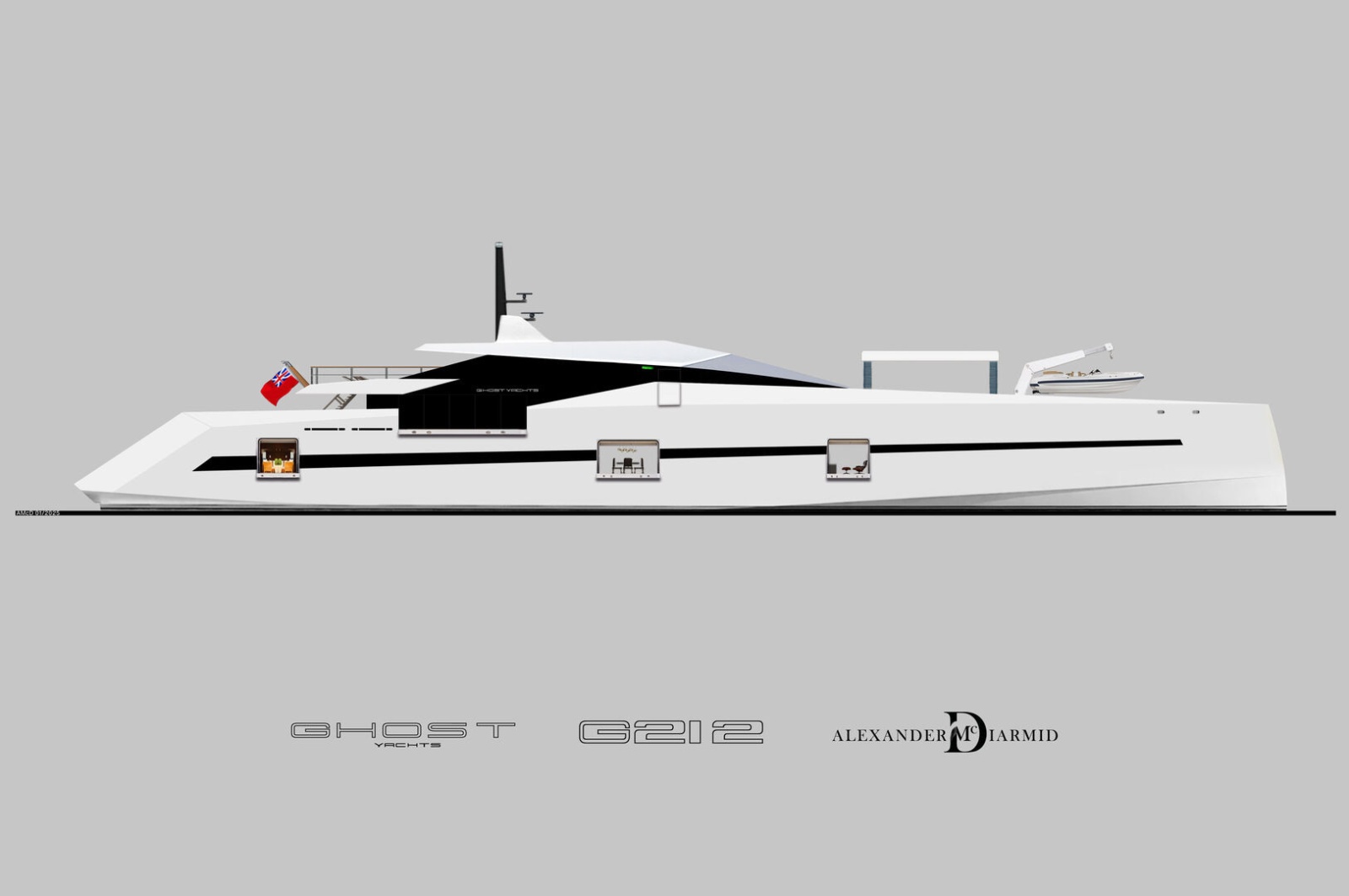 تصميم يخطف الأنظار: يخت G212 الجديد من Ghost Yachts