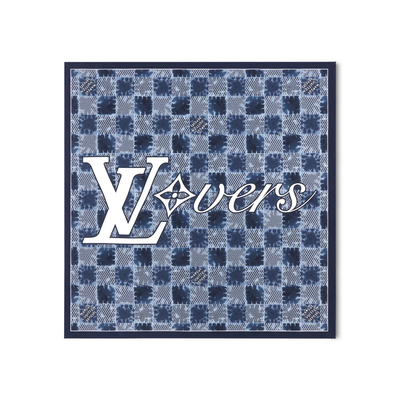 ربطة بنمط Splash Damier من علامة لويس فيتون Louis Vuitton  - المصدر : Louis Vuitton 