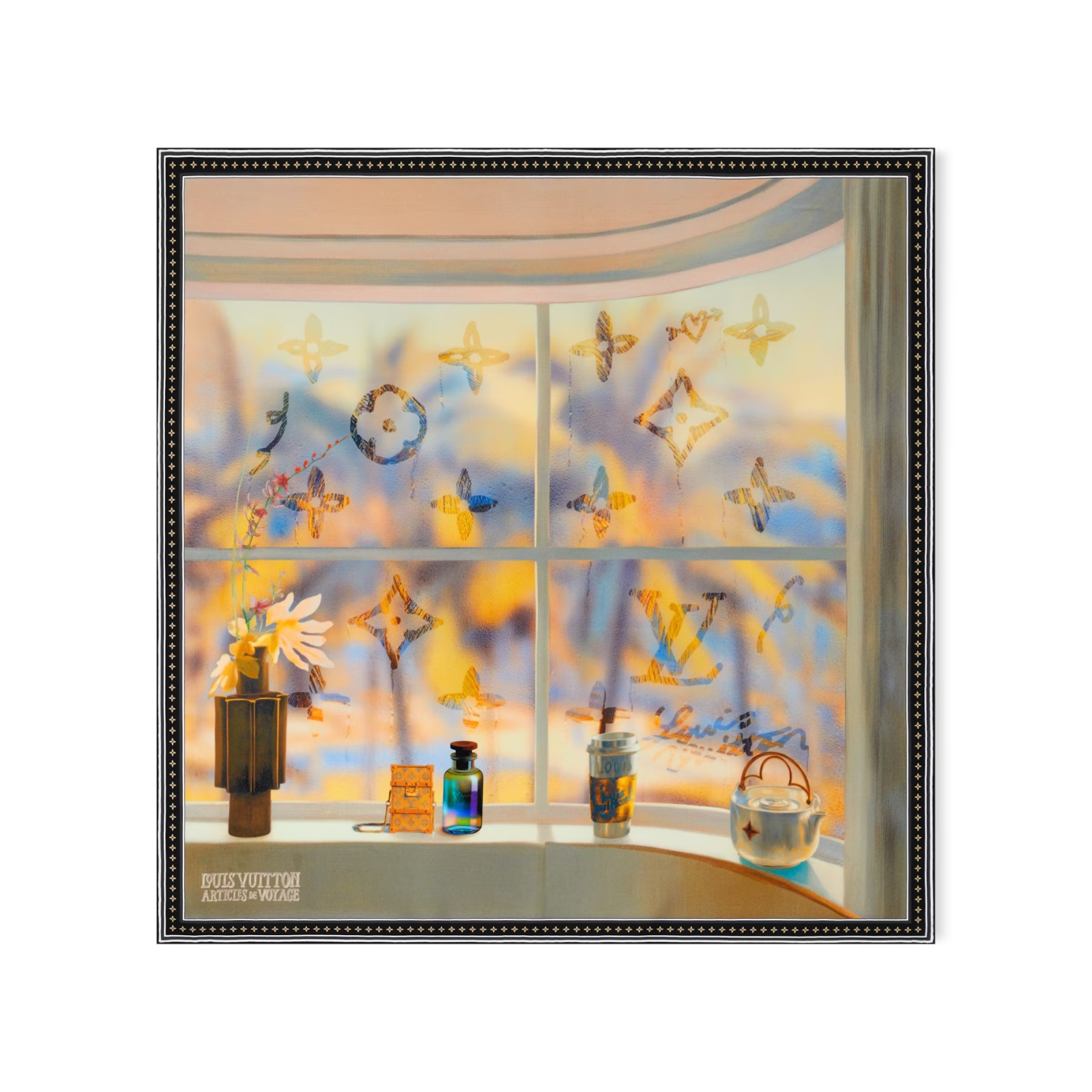 ربطة بنمط Window View  من علامة لويس فيتون Louis Vuitton  - المصدر : Louis Vuitton 