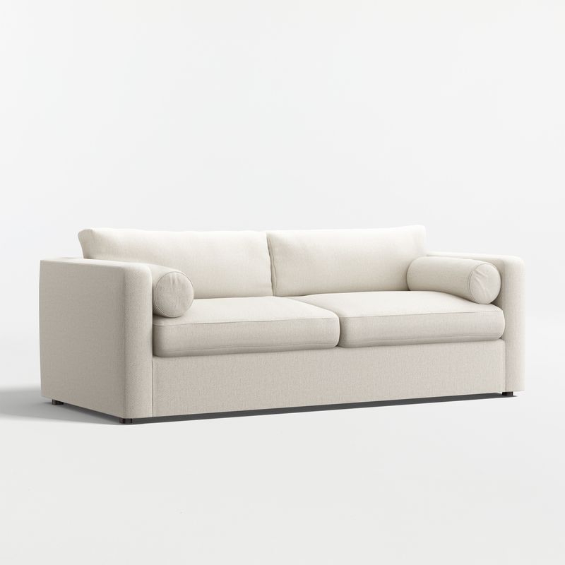 أريكة Aris Upholstered Queen Sleeper Bench Sofaتتميز هذه الأريكة المريحة بوجود مرتبة مريحة ومسند رأس قابل للإمالة والقفل لتوفير تجربة مثالية للقراءة والمشاهدة. كما تساعد وسائد البوستر الصغيرة في ضبط مستوى الراحة والحصول على الاسترخاء الأمثل. \ السعر :  11,535 درهم إماراتي 10,960 \ ريال سعودي