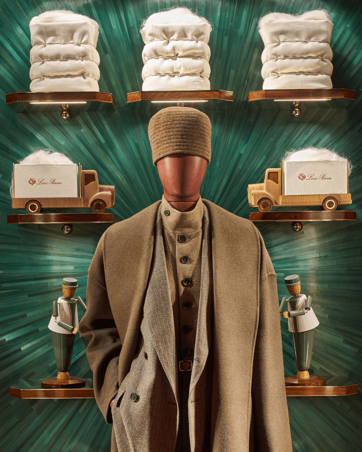  أزياء Loro Piana تتلاقى مع عراقة Bergdorf Goodman وتحاكي واجهته بفخامة مطلقة