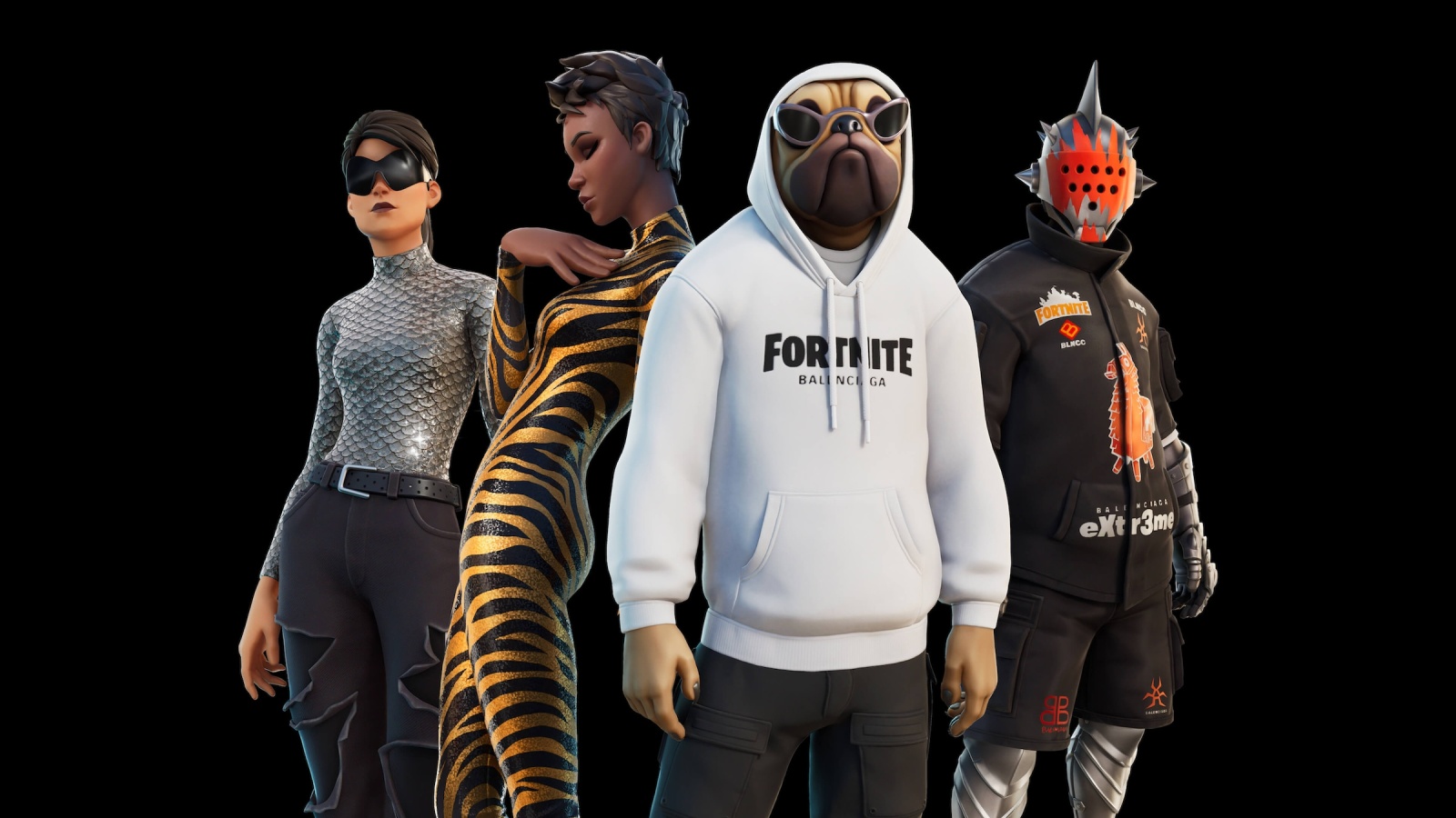 تعاون علامة بالنسياجا Balenciaga مع لعبة فورتنايت Fortnite
