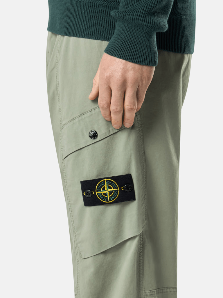 سروال بنمط3100016 SUPIMA® COTTON TWILL STRETCH-TC من علامة ستون ايلند Stone Island  