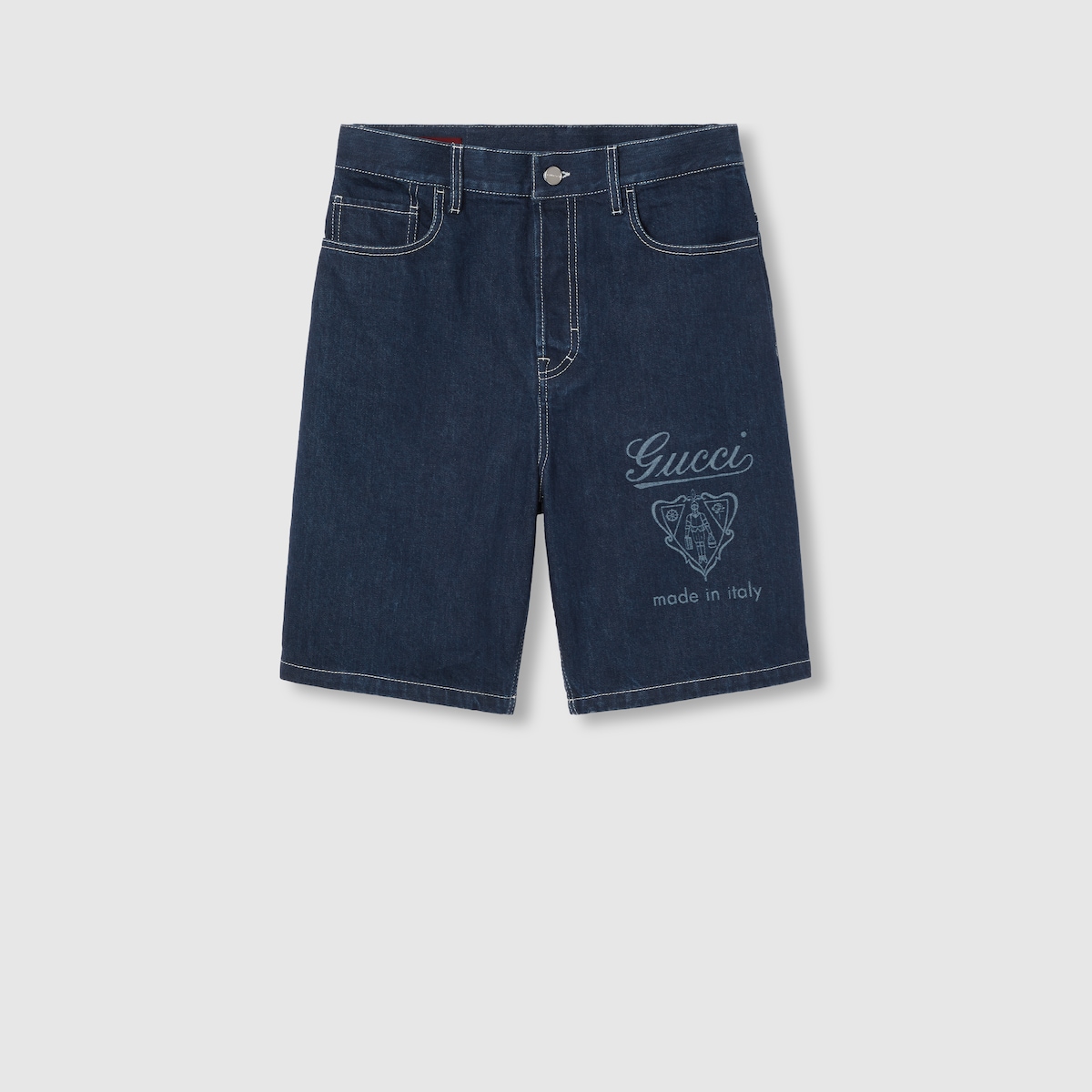 سروال دنيم قصير للرجال من جوتشي Gucci 