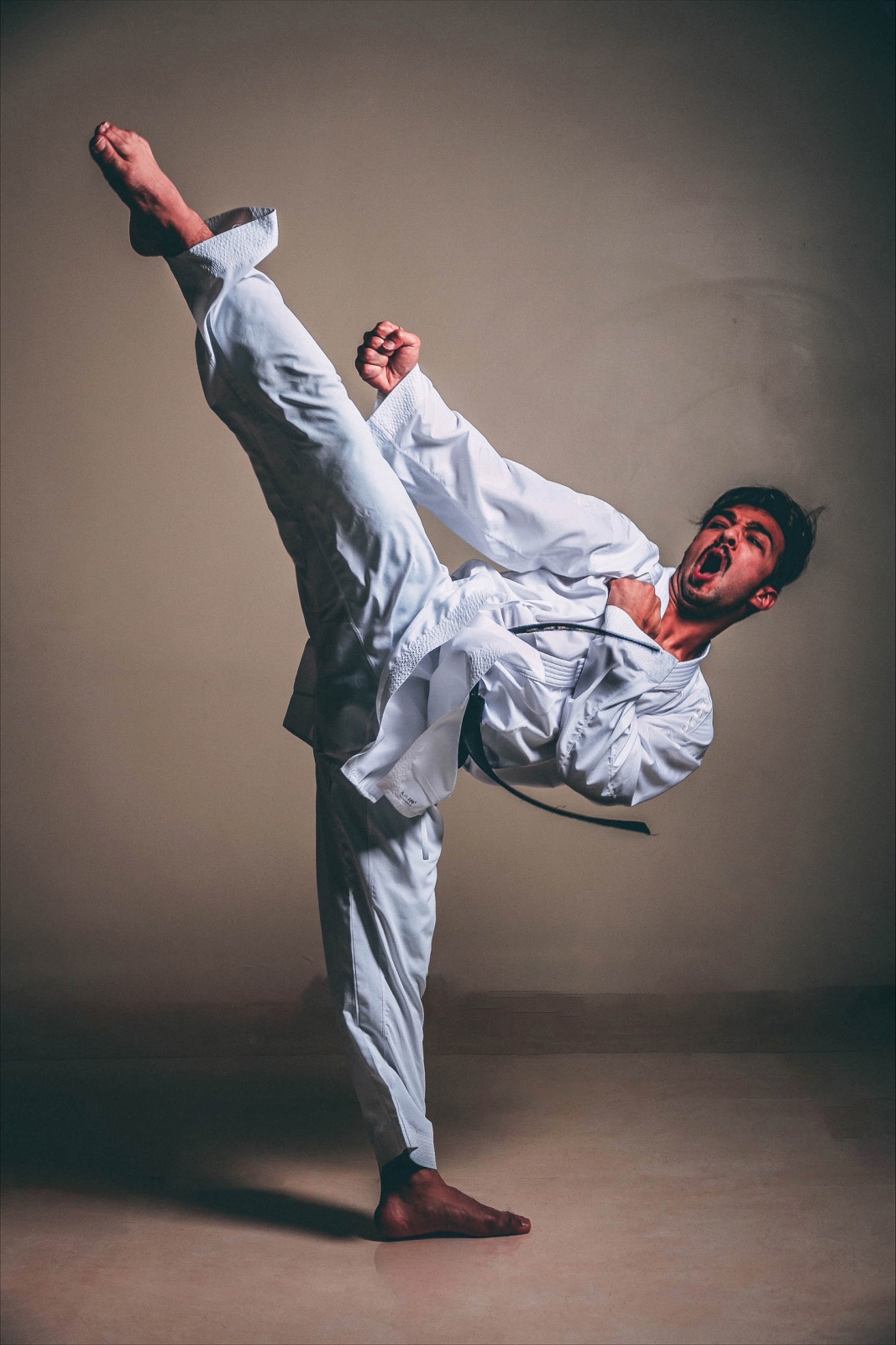 لاعب الكاراتيه السعودي عبدالله الحربي