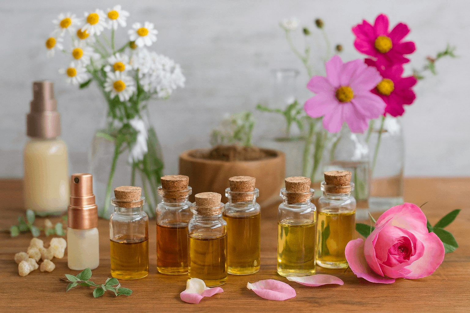 استخلاص مكونات العطور من الطبيعة أمر شاق ومكلف