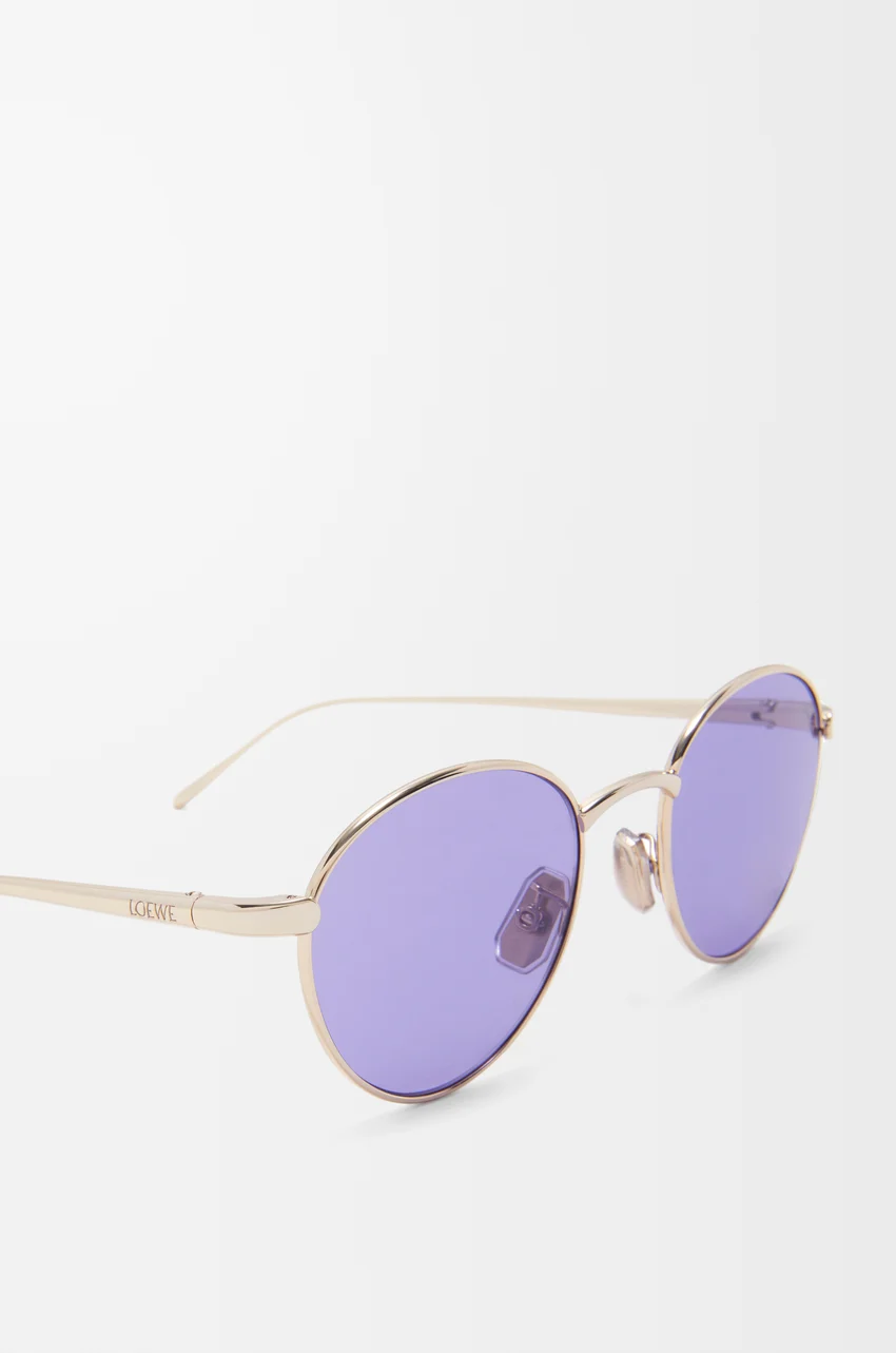 نظارة شمسية بنمط Groove Round من علامة لويفي Loewe