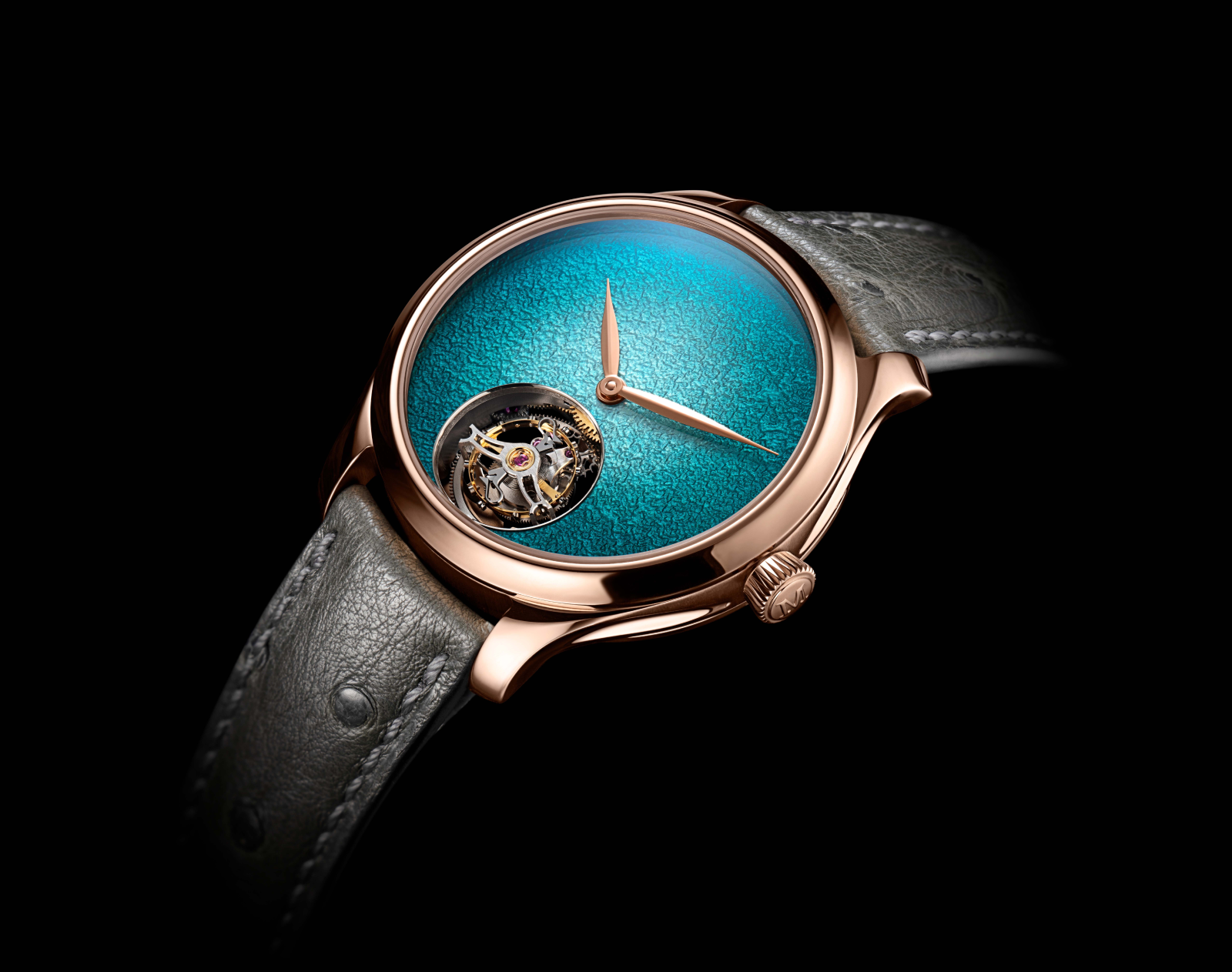 Endeavour Tourbillon Concept Turquoise Enamel من H. Moser & Cie.