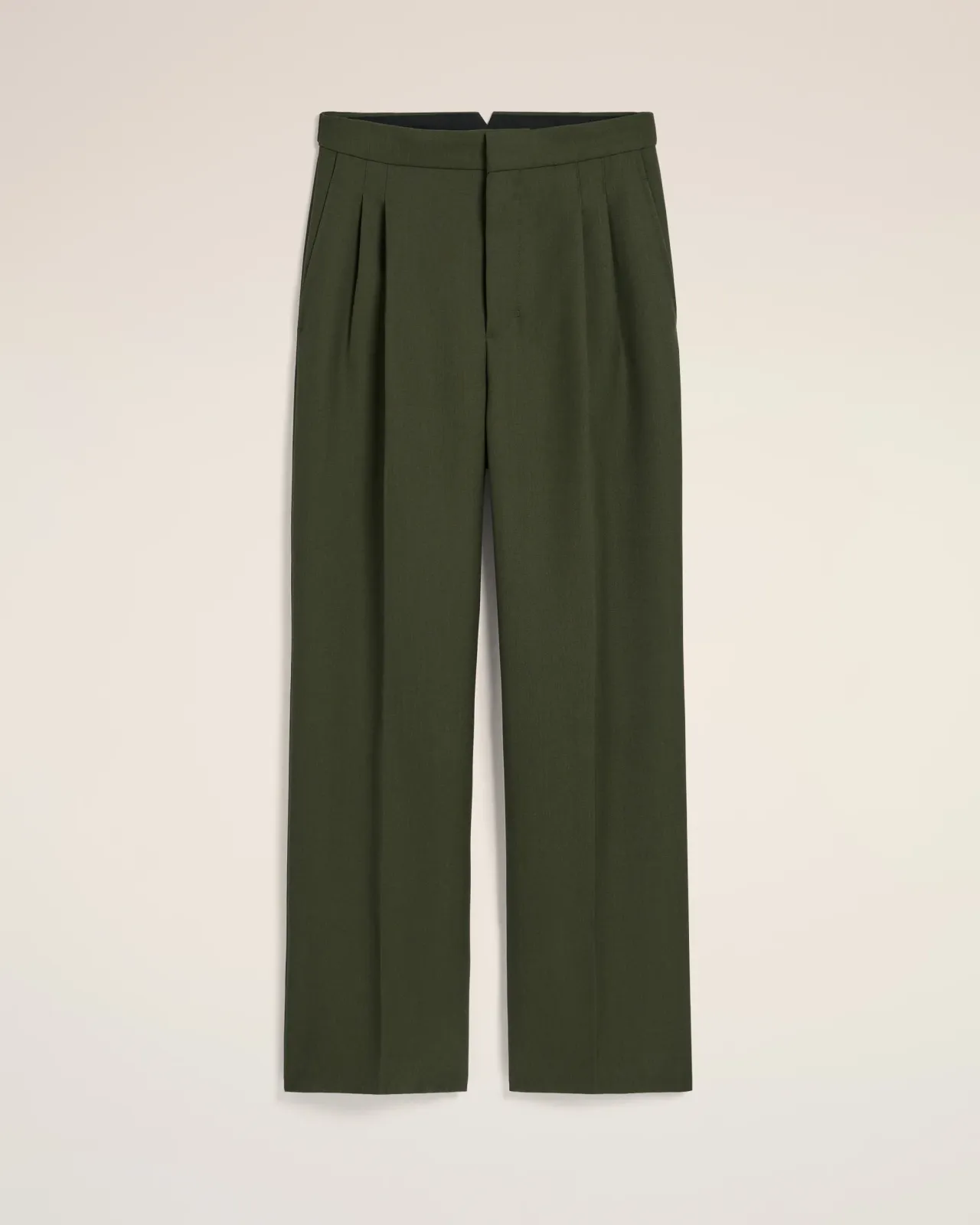 سروال من اميي Ami بنمط Wool Large Fit 