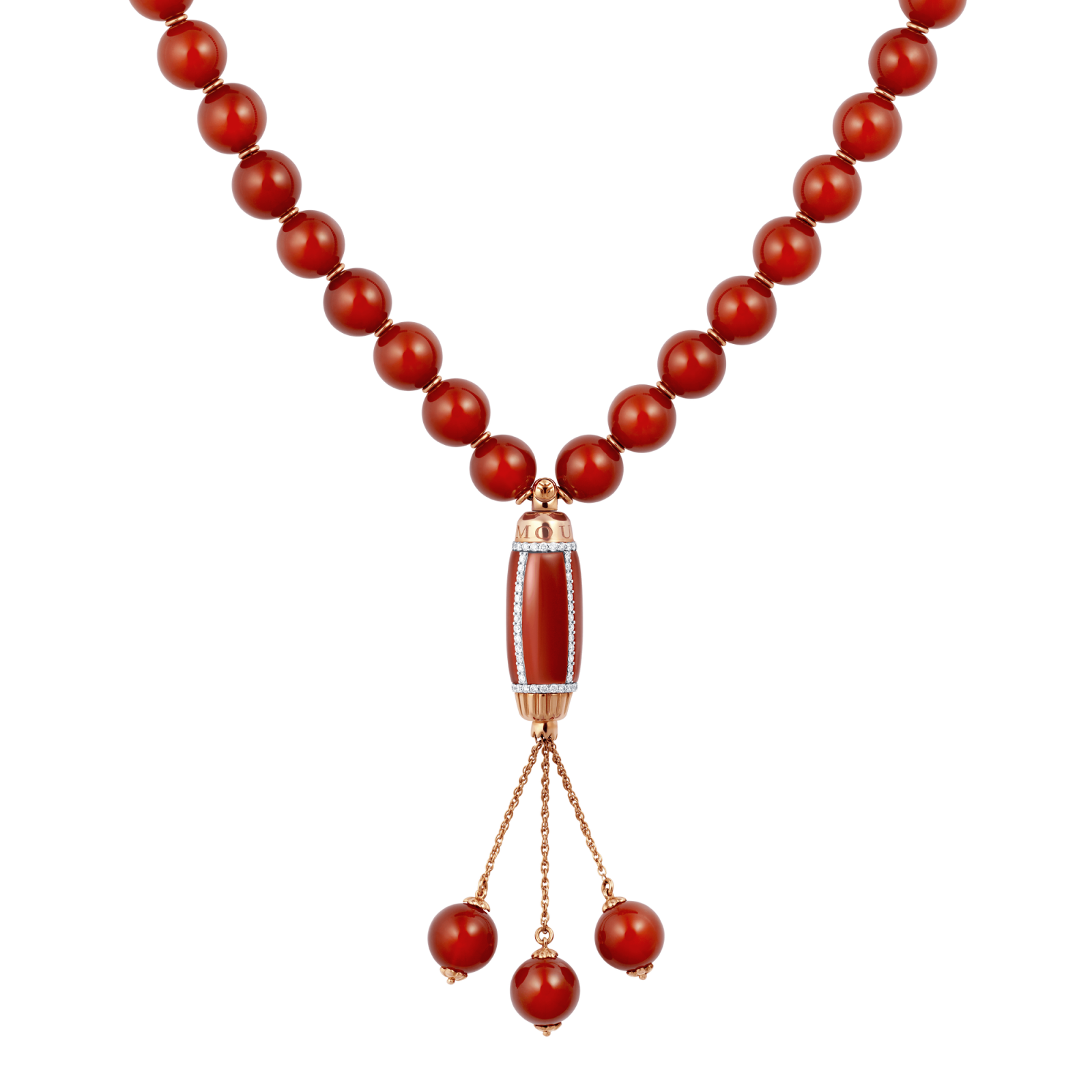 مسبحة بنمط Grande Ellipse من دار معوّض Mouawad - المصدر : Mouawad