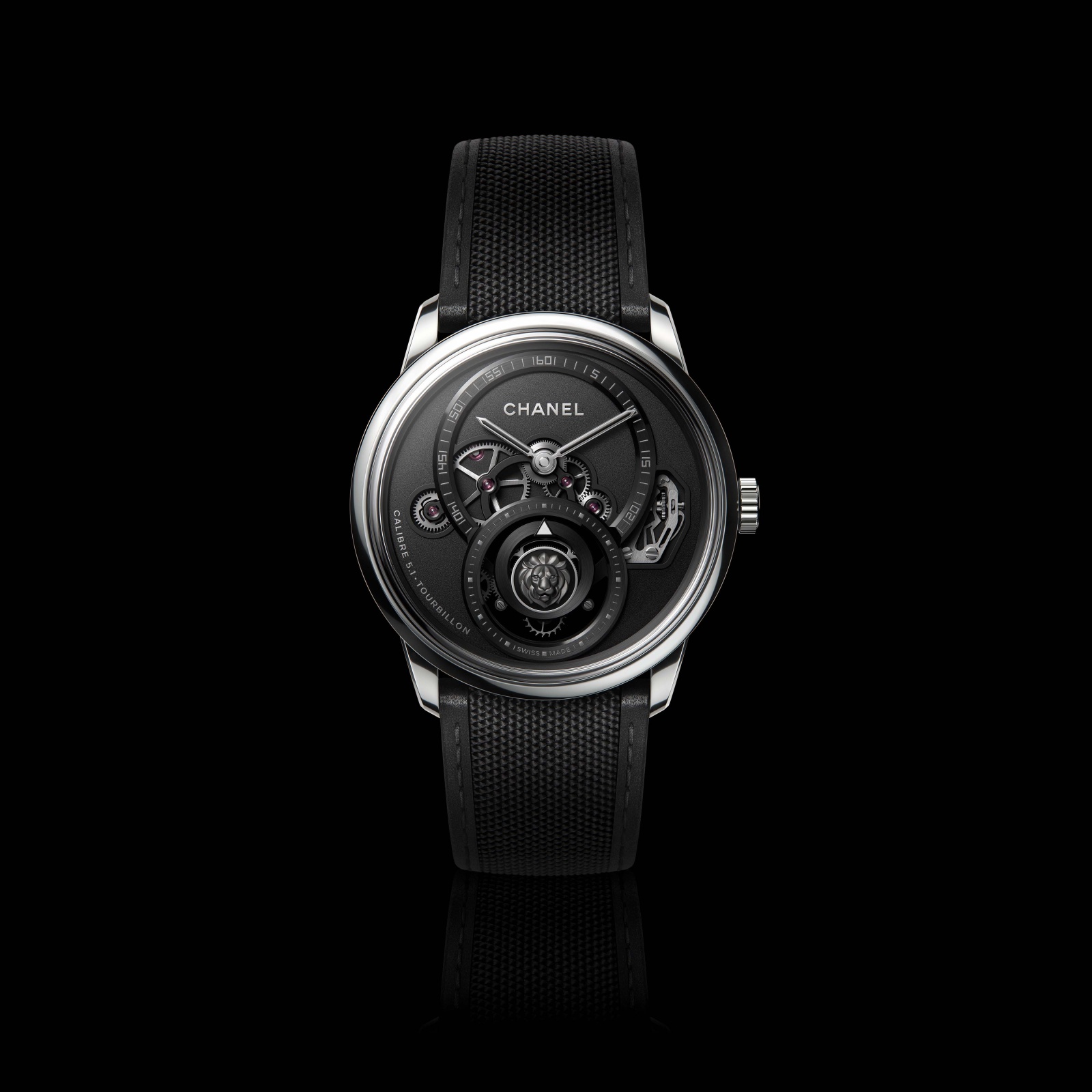 Monsieur Platinum Lion Tourbillon من CHANEL 