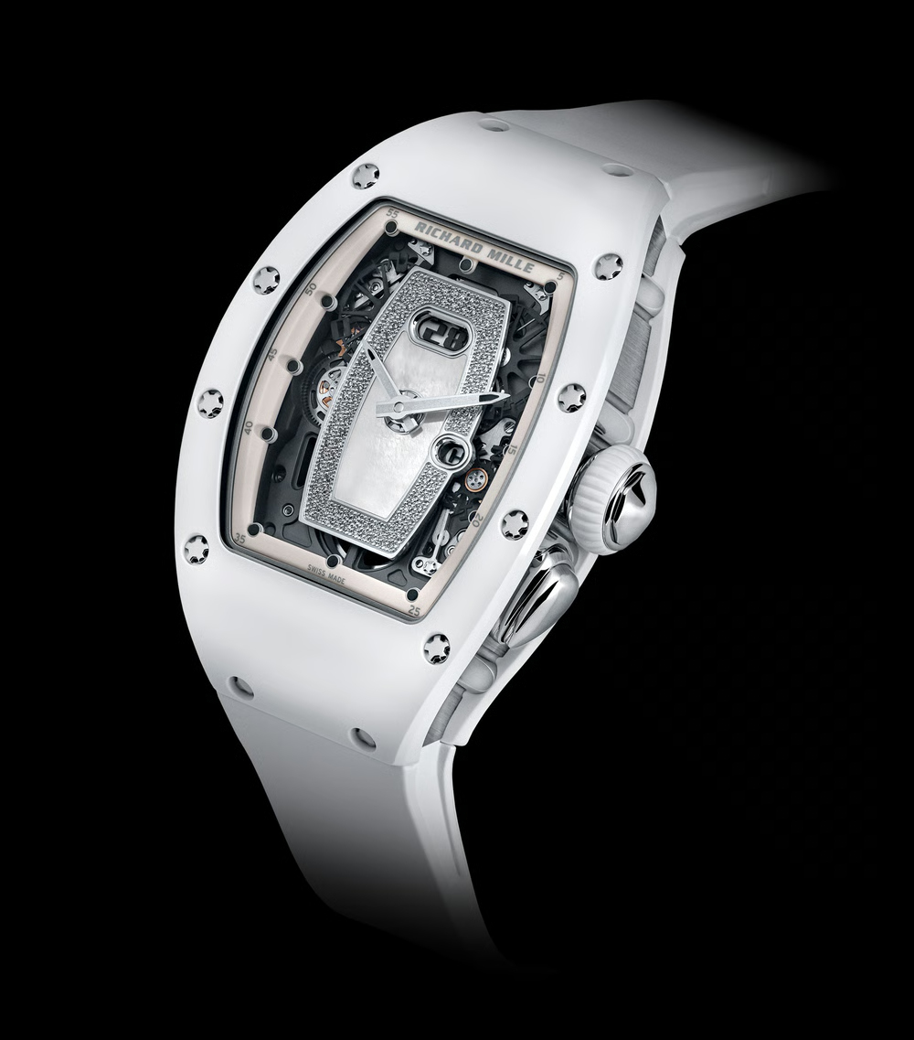 ساعة RM 037 White Ceramic  من علامة ريتشارد ميل Richard Mille  