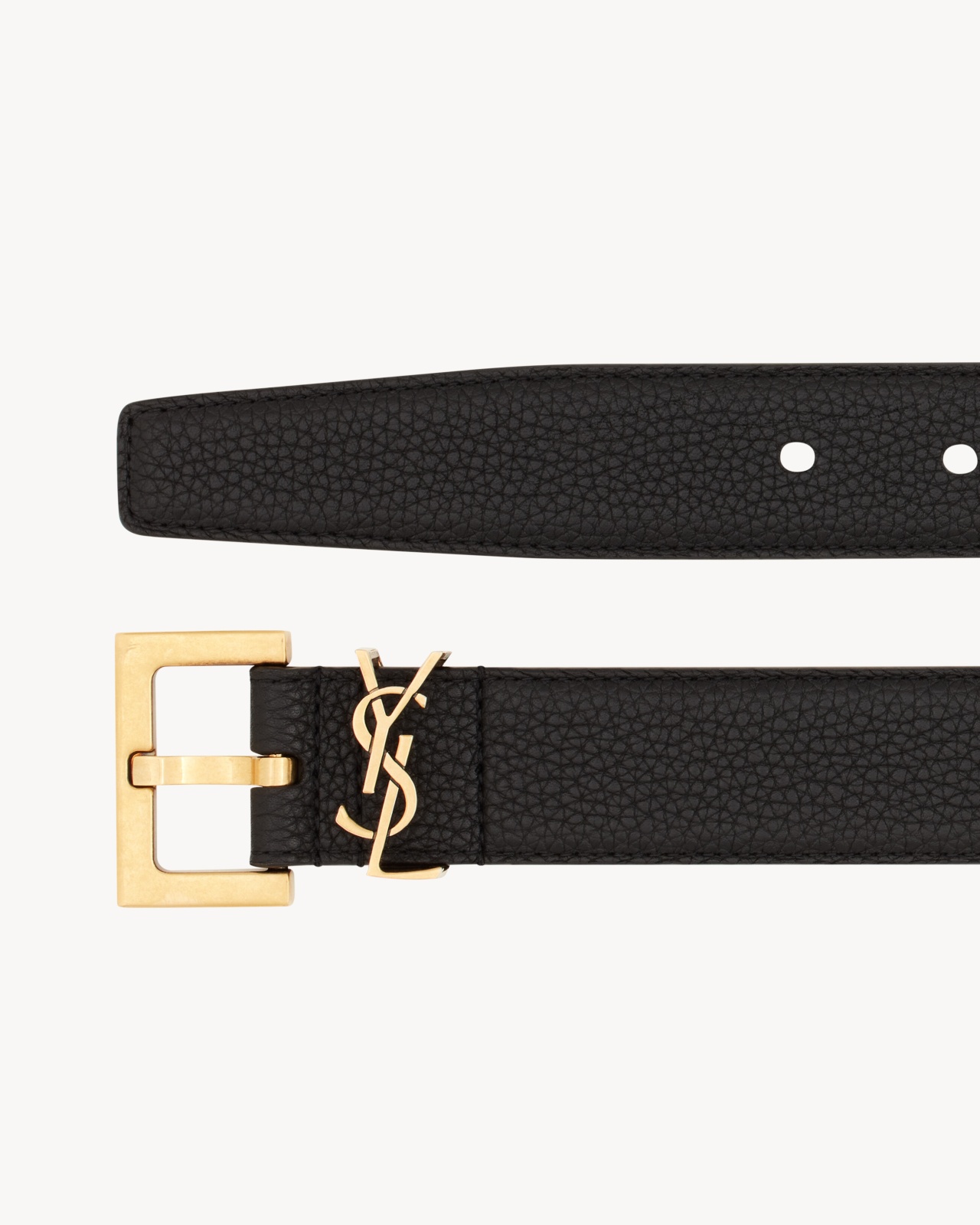 حزام من سان لوران Saint Laurent بنمط Folk Buckle حزام من سان لوران Saint Laurent بنمط Folk Buckle