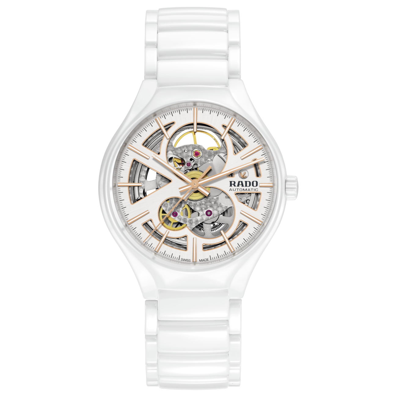 ساعة Automatic round open heart من علامة ريدو Rado 