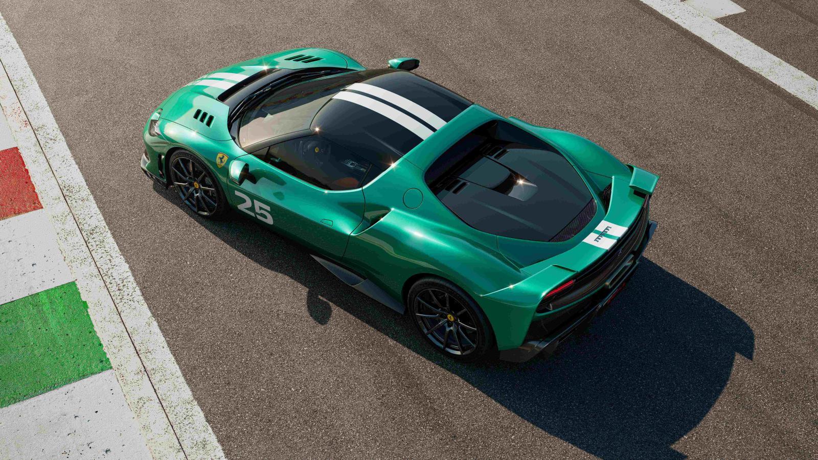 الضغط الهوائي يتوفر في الخلف بشكل معزز بفضل الجناحين المثبتين على القسم الخلفي من الرفارف - المصدر: Ferrari