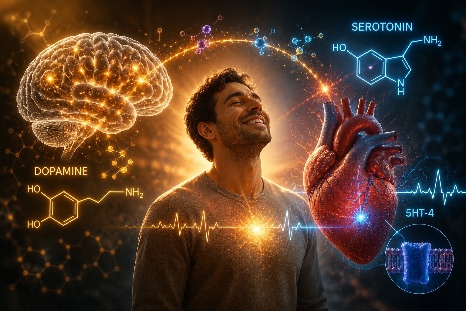 يعزّز الدوبامين والسيروتونين قوة ضربات القلب