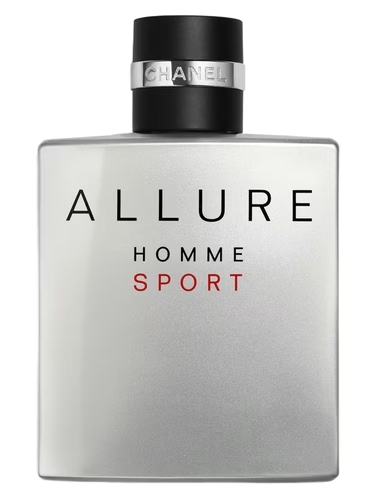 عطر Allure Homme Sport الخشبي الحار بنفحات من الرتقال وخشب الأرز