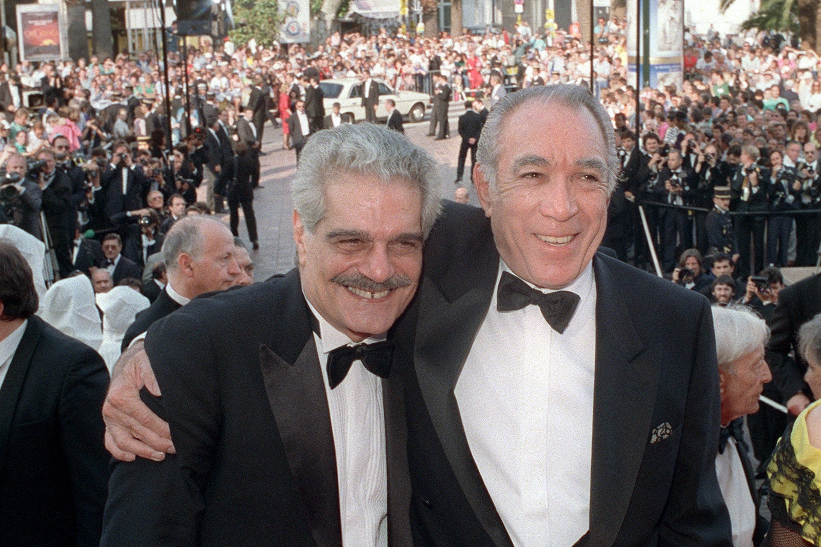 عمر الشريف وأنتوني كوين في كان