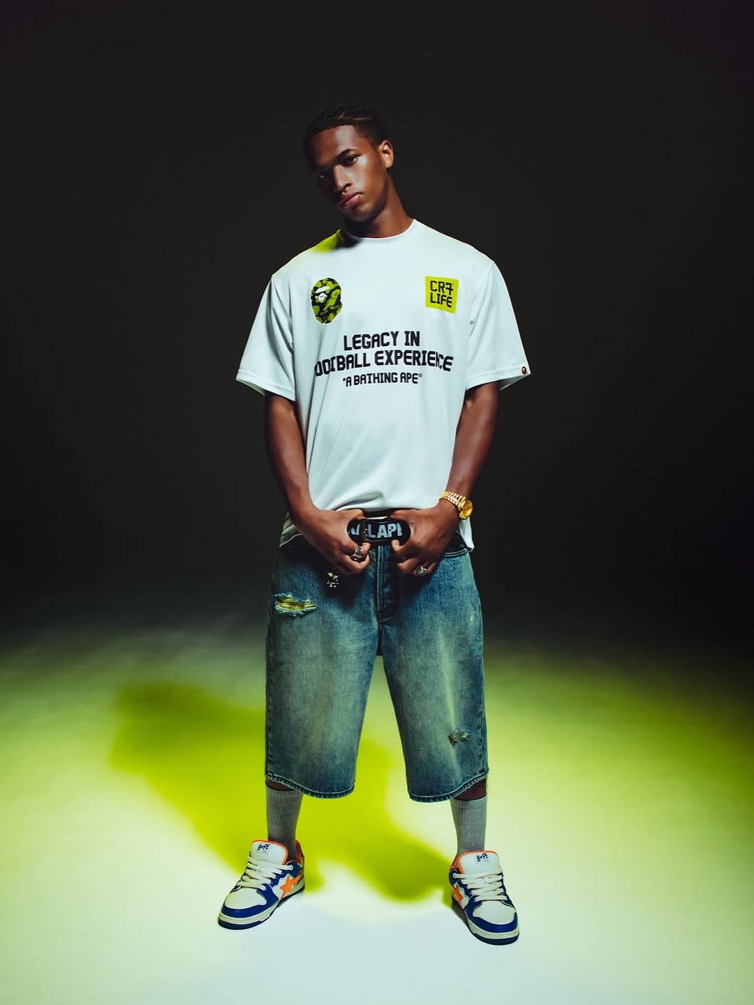 تعاون جديد في عالم الأزياء بين كريستيانو رونالدو وBAPE