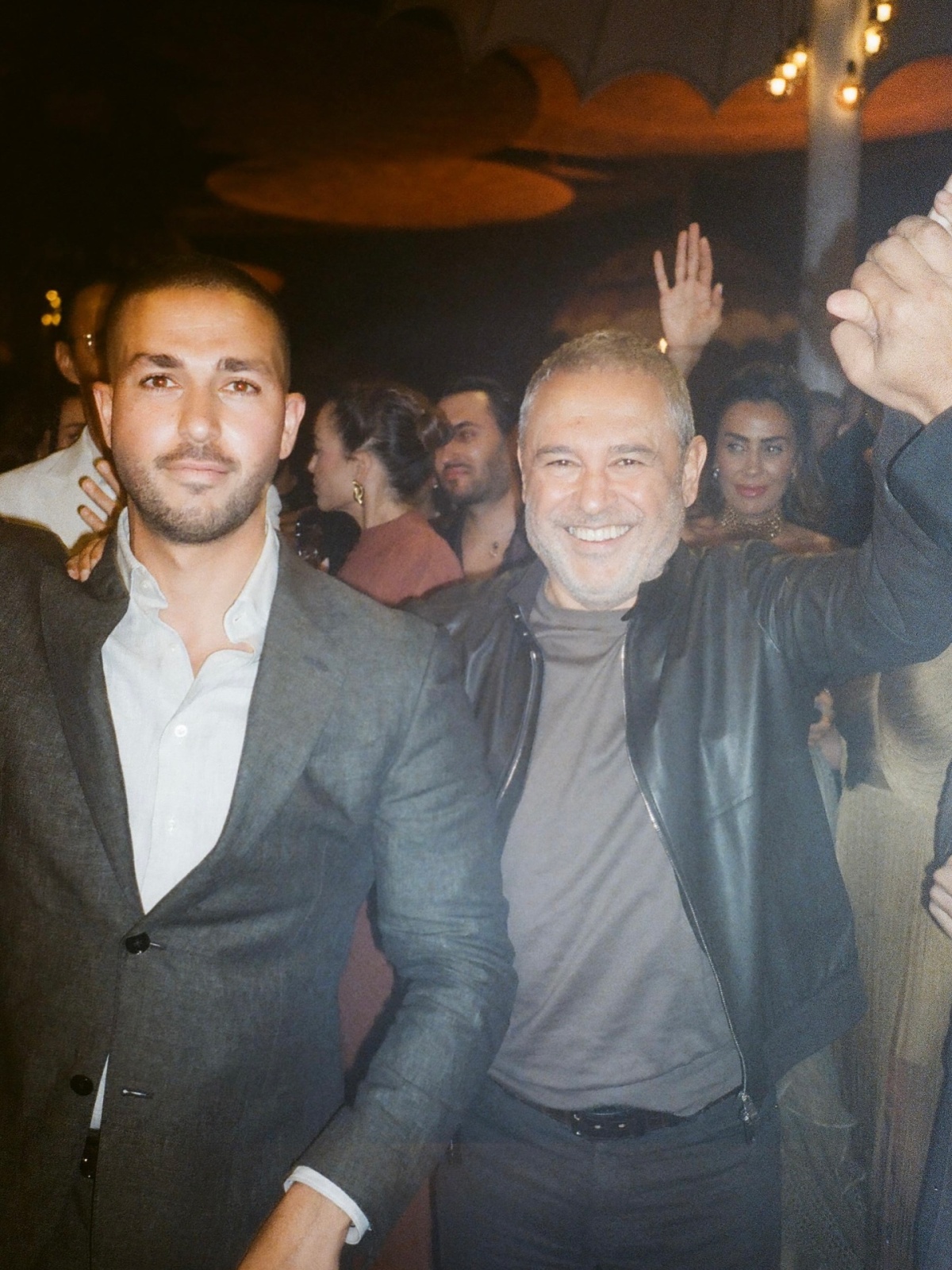 إيلي صعب وابنه سيليو إيلي صعب في حفل الاستقبال Pre-Wedding