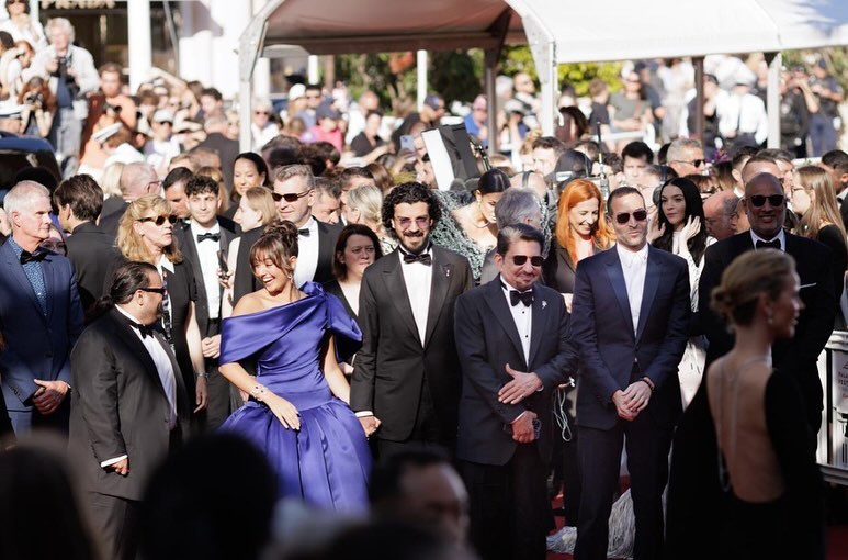 أبطال فيلم نورة في مهرجان كان 