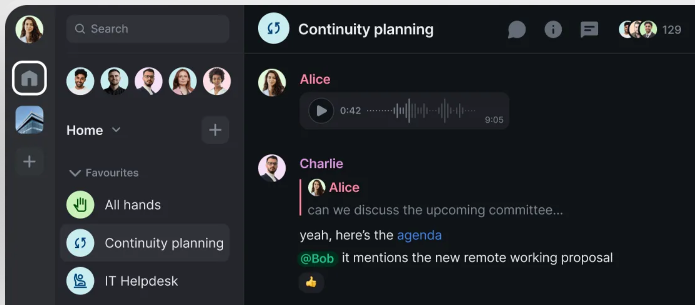 1. Matrix (عبر تطبيق Element)