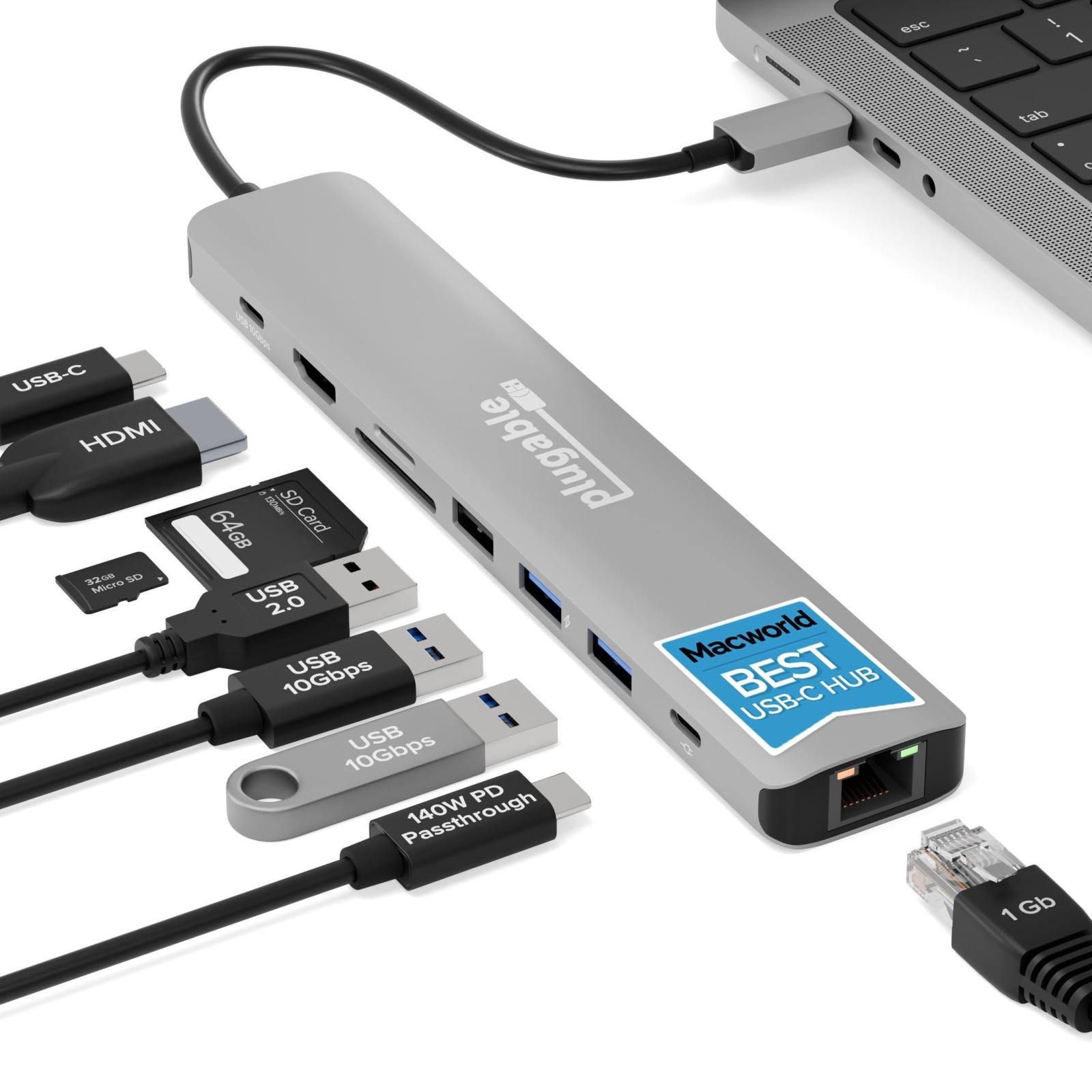 Plugable USB-C 9-in1 Hub