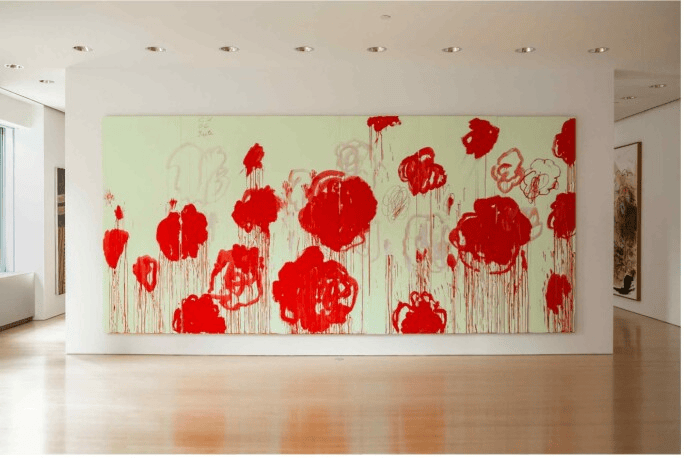 لوحة للفنان سي تومبلي من المجموعة تقدر بنحو 40-60 مليون دولار