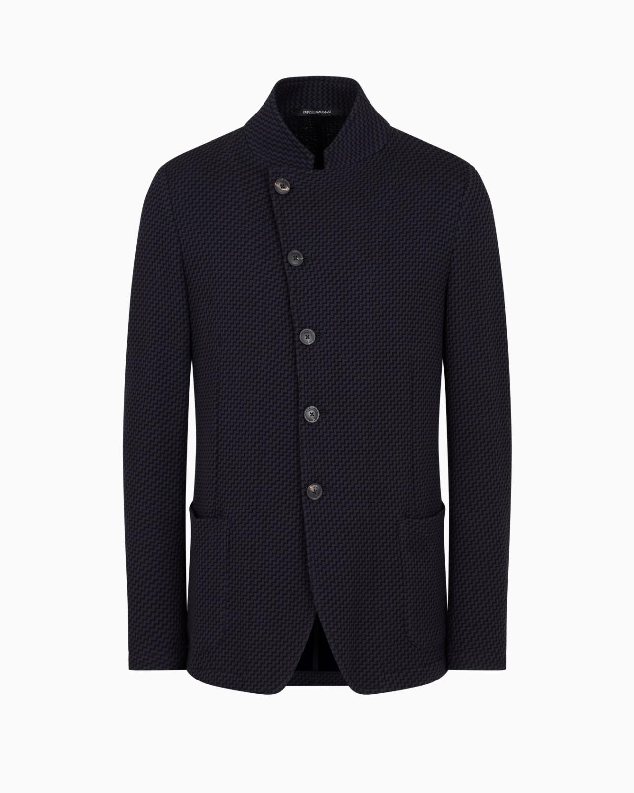 سترة Guru Collar Jacket من Giorgio Armani