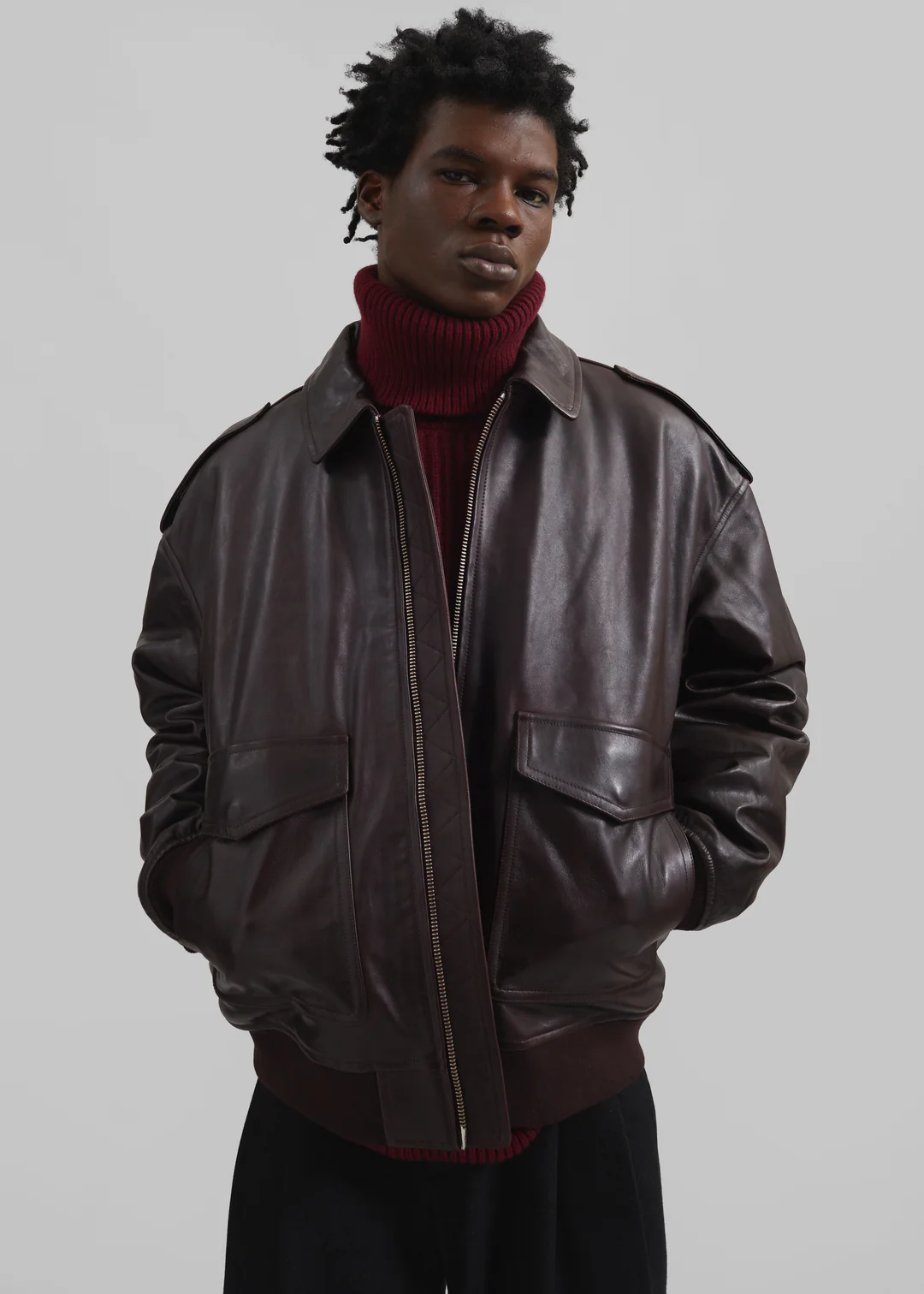 سترة Viper الجلدية من The Franrkie Shop