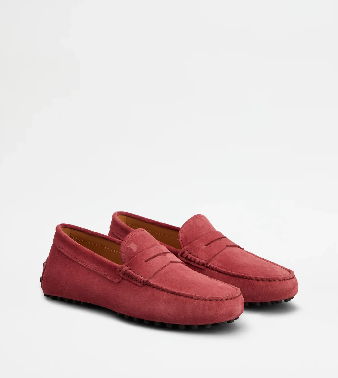 حذاء Gommino بلون الـ Brick Red من علامة Tod's