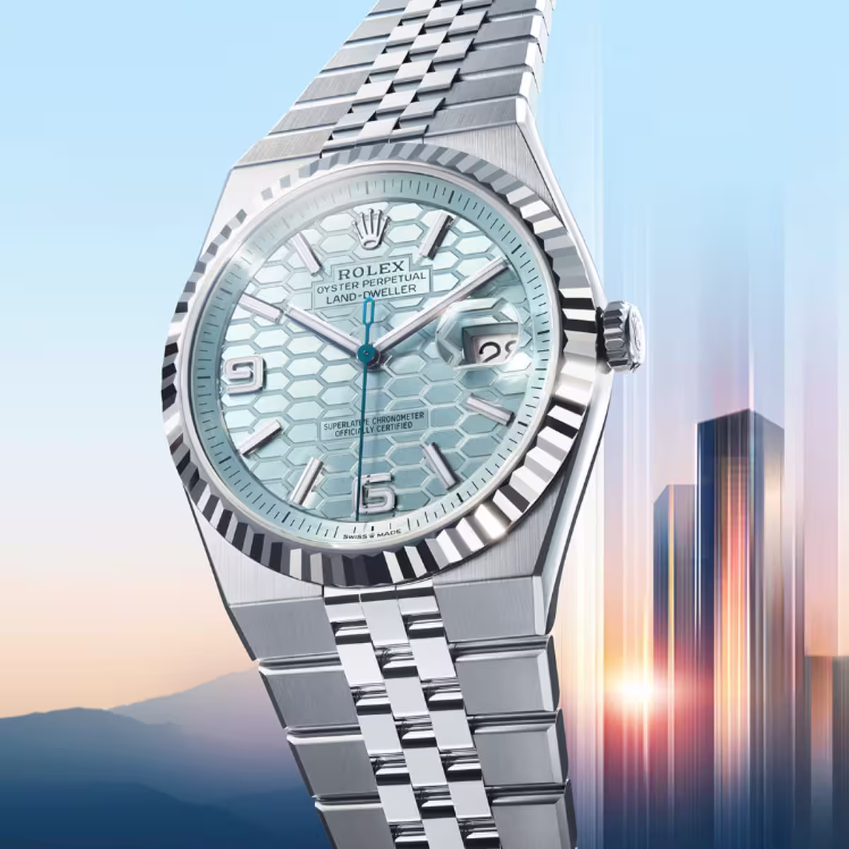 ساعة Oyster Perpetual Land-Dweller من رولكس 