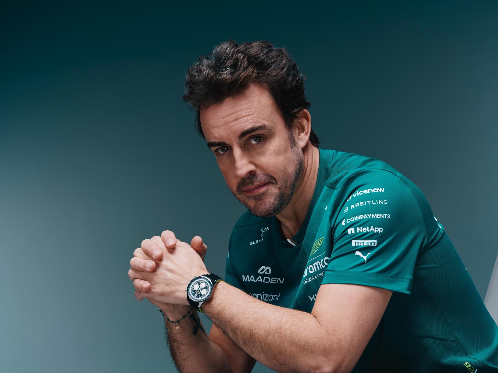 بطل العالم في الفورمولا 1 فرناندو ألونسو.