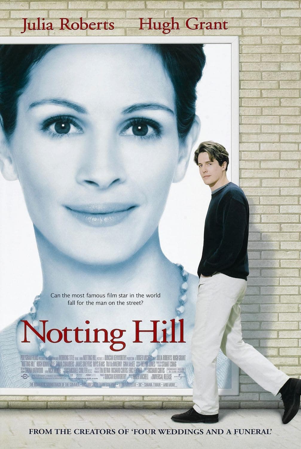 فيلم Notting Hill جمع الكوميديا الرقيقة بالرومانسية الوجدانية دون مبالغة أو ابتذال