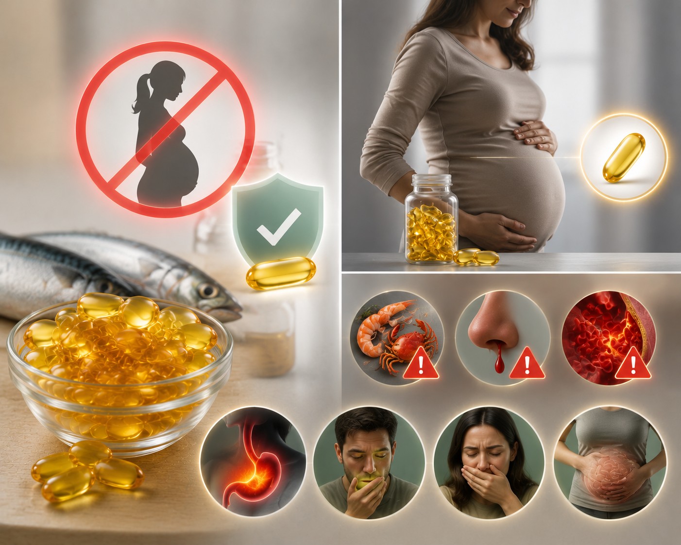 أضرار تناول زيت السمك وكبد الحوت