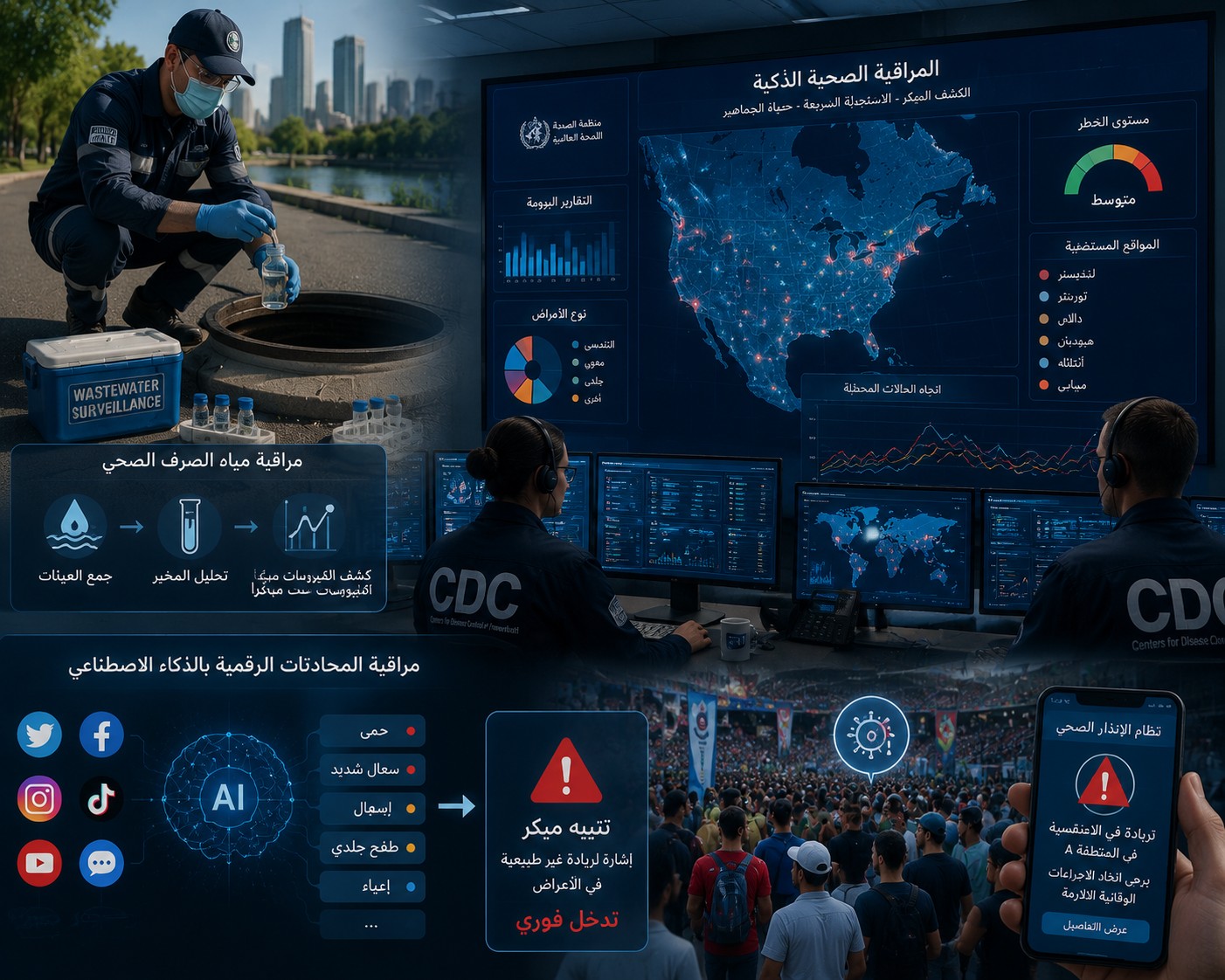 استخدام التكنولوجيا في الوقاية الصحية