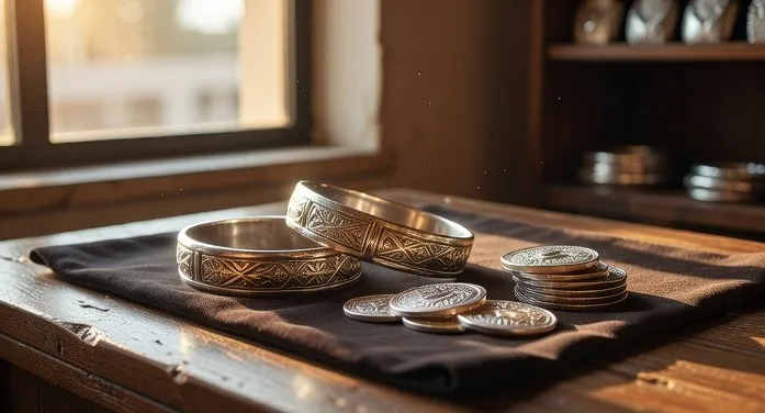 الفضة تتخلى عن بعض مكاسبها 