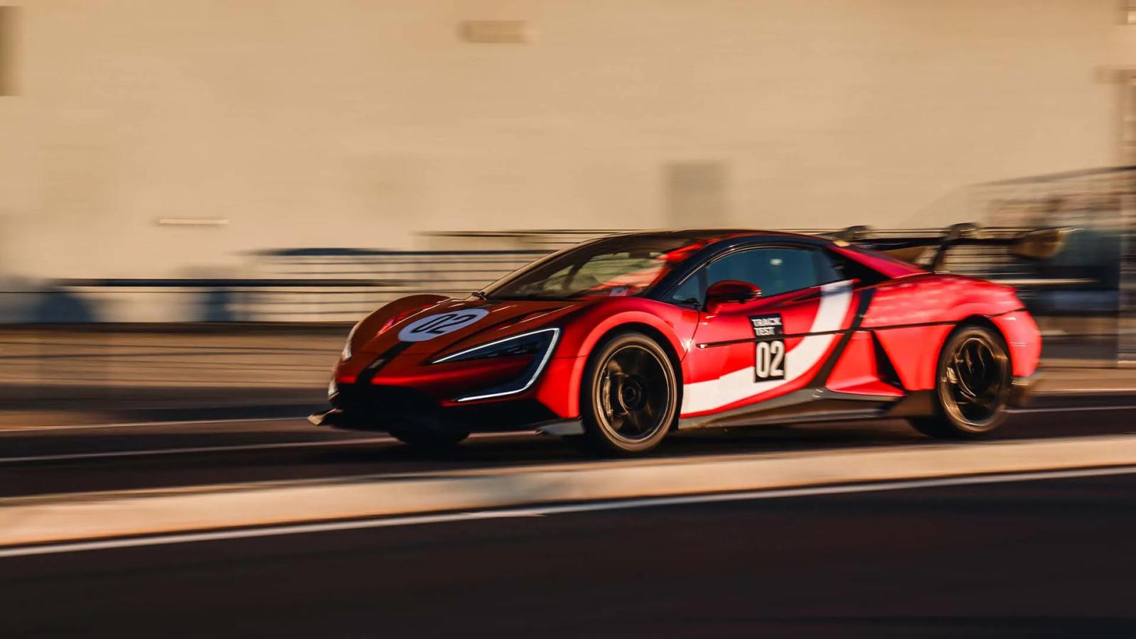 Yangwang U9 Xtreme أثناء التسارع – المصدر: Yangwang Auto